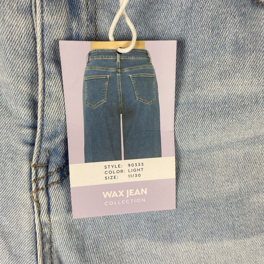 Wax Jean Collection Womens /Juniors 11/30 Light Straight Wide Leg 90333 Loose - Picture 12 of 15